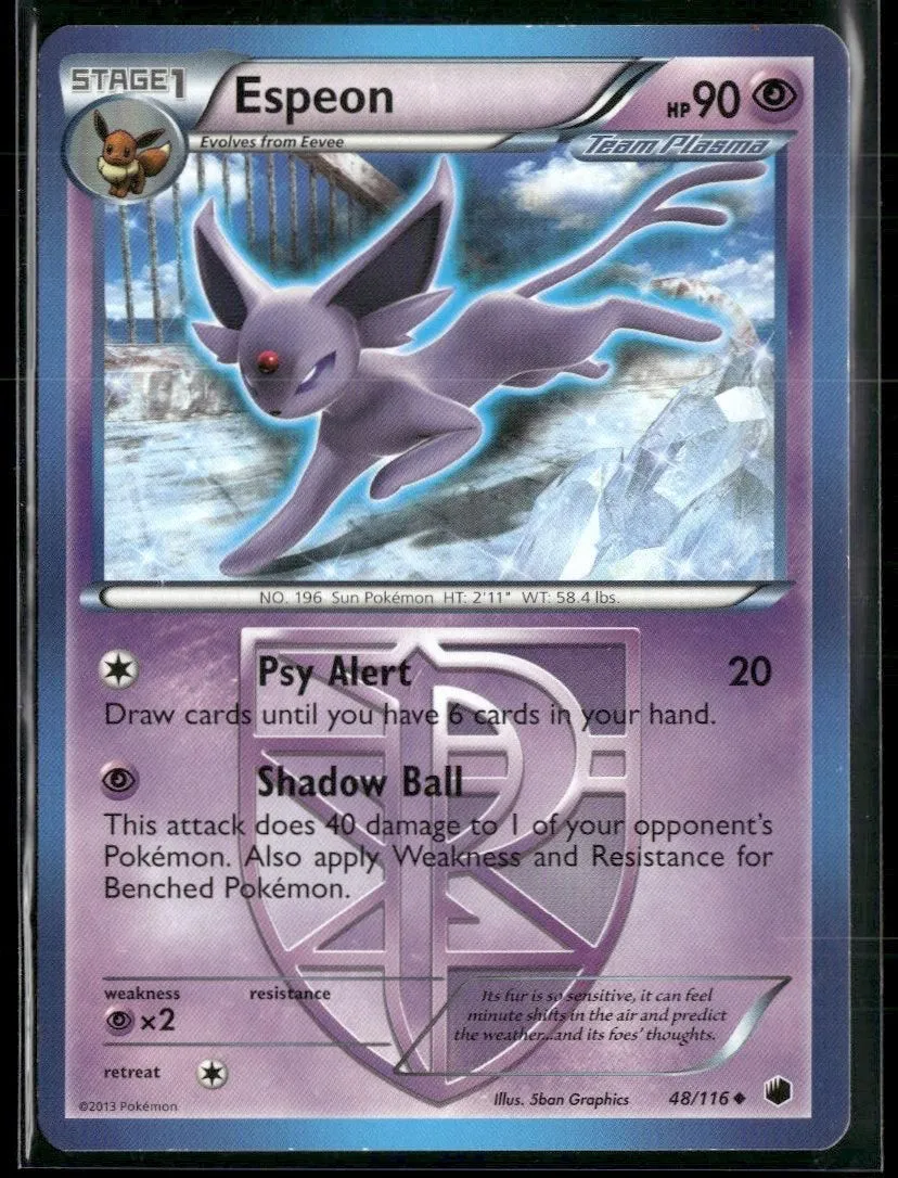 Plasma Freeze Espeon (Team Plasma) #48/116