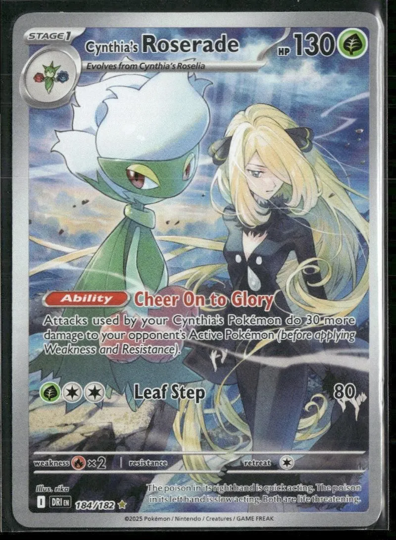 SV10: Destined Rivals Cynthia's Roserade #184/182
