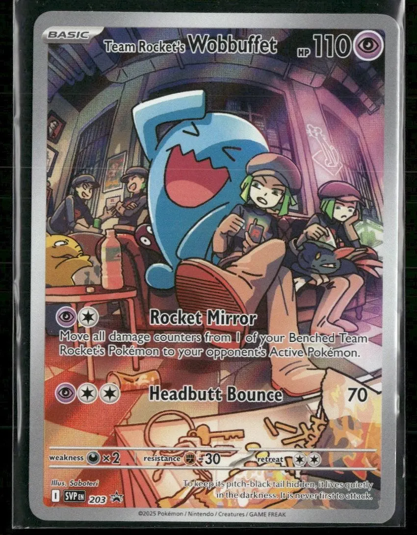 SV: Scarlet & Violet Promo Cards Team Rocket's Wobbuffet #203