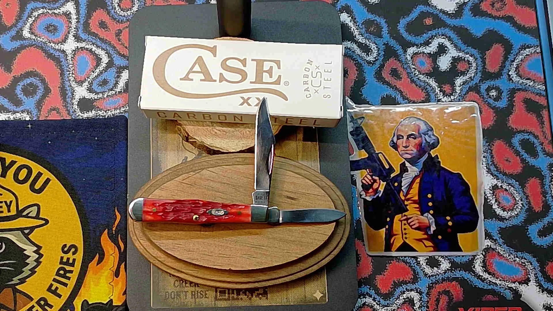 🔓  2022 Case XX 31959 Swell Center Jack - Dark Red Bone - 1095 Carbon Steel - VAULT RELEASE (NIB)