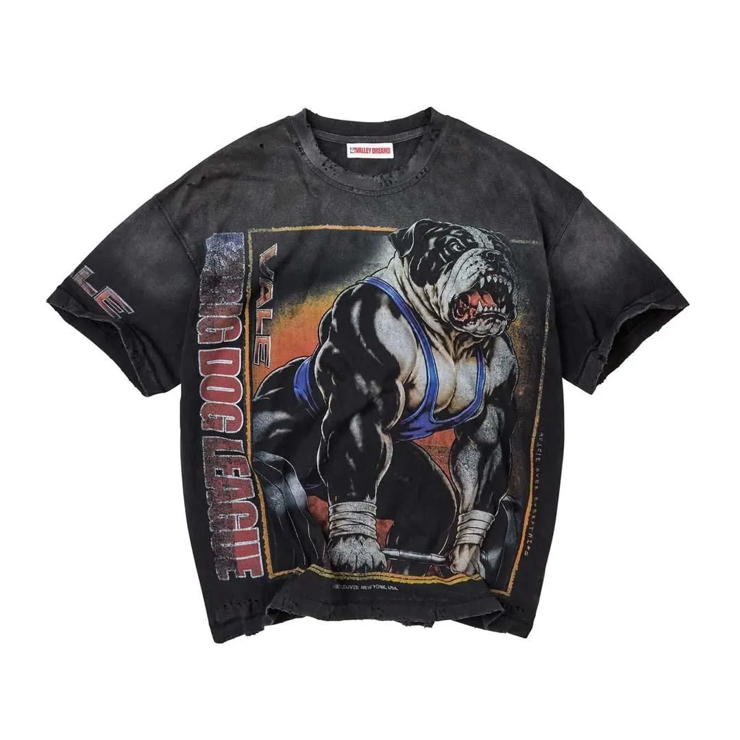 Vale Forever Heavyweight Faded Black Tee