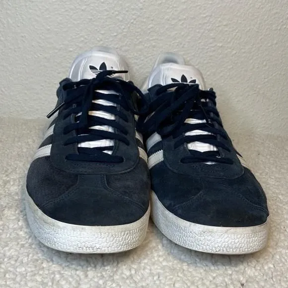 Adidas Gazelle classic Navy blue Mens size 12 sneakers casual shoes classic   Whatnot: Shop, Sell, Connect