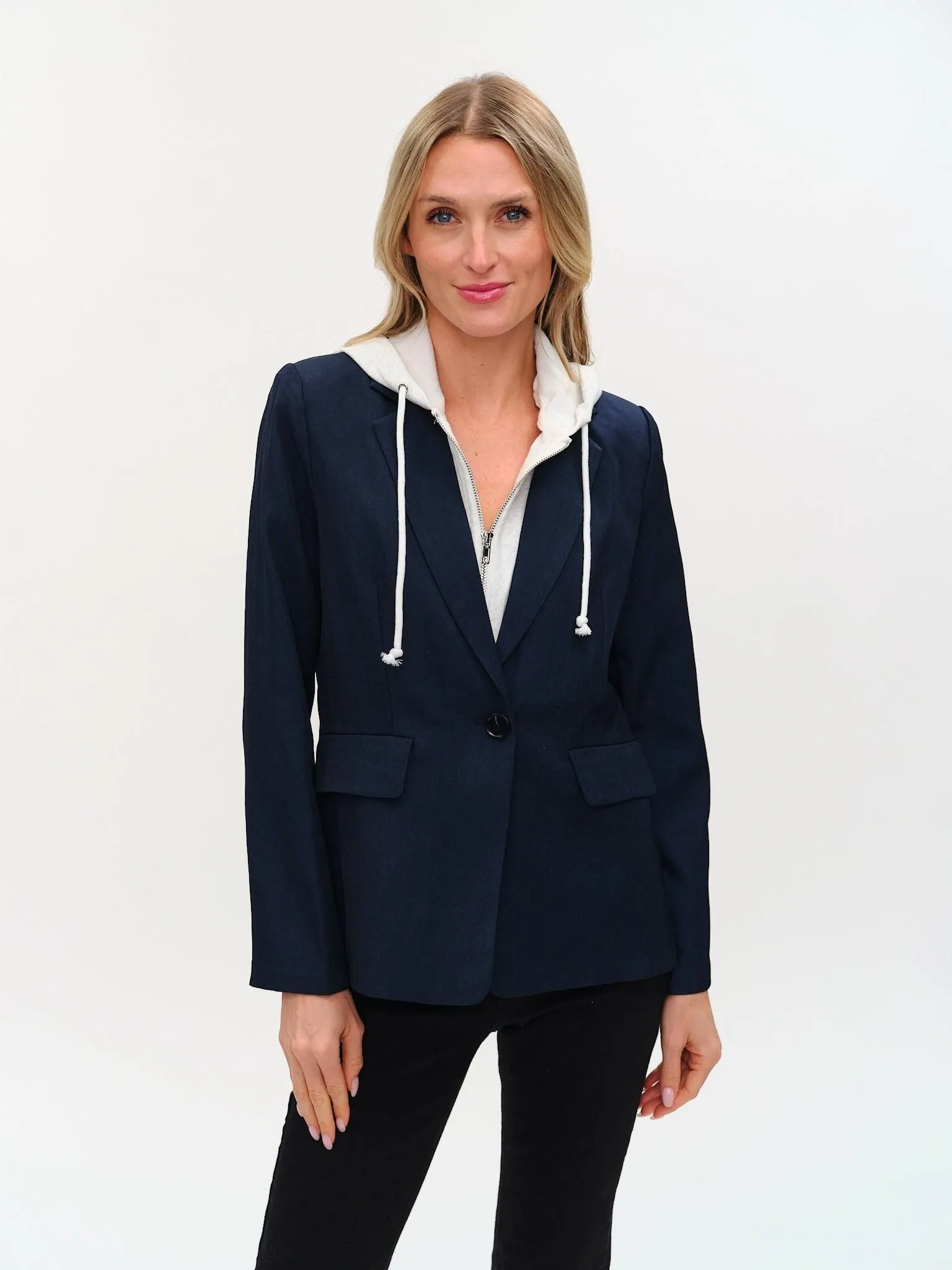 DREW Blazer with Sweatshirt Insert