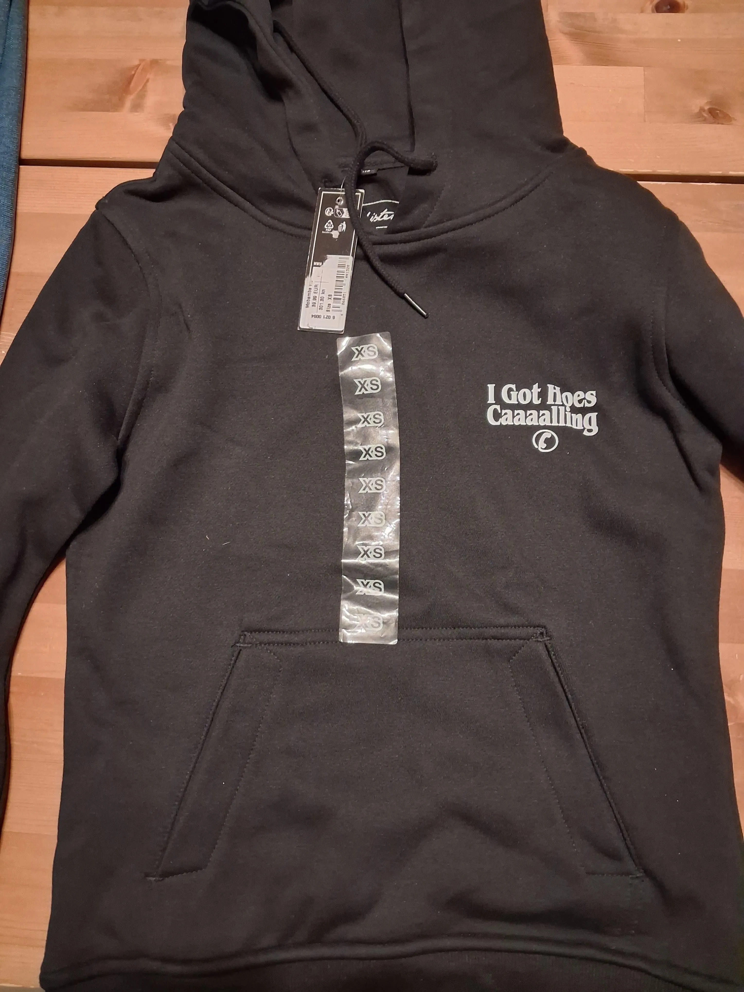 Mister tee hoodie schwarz XS