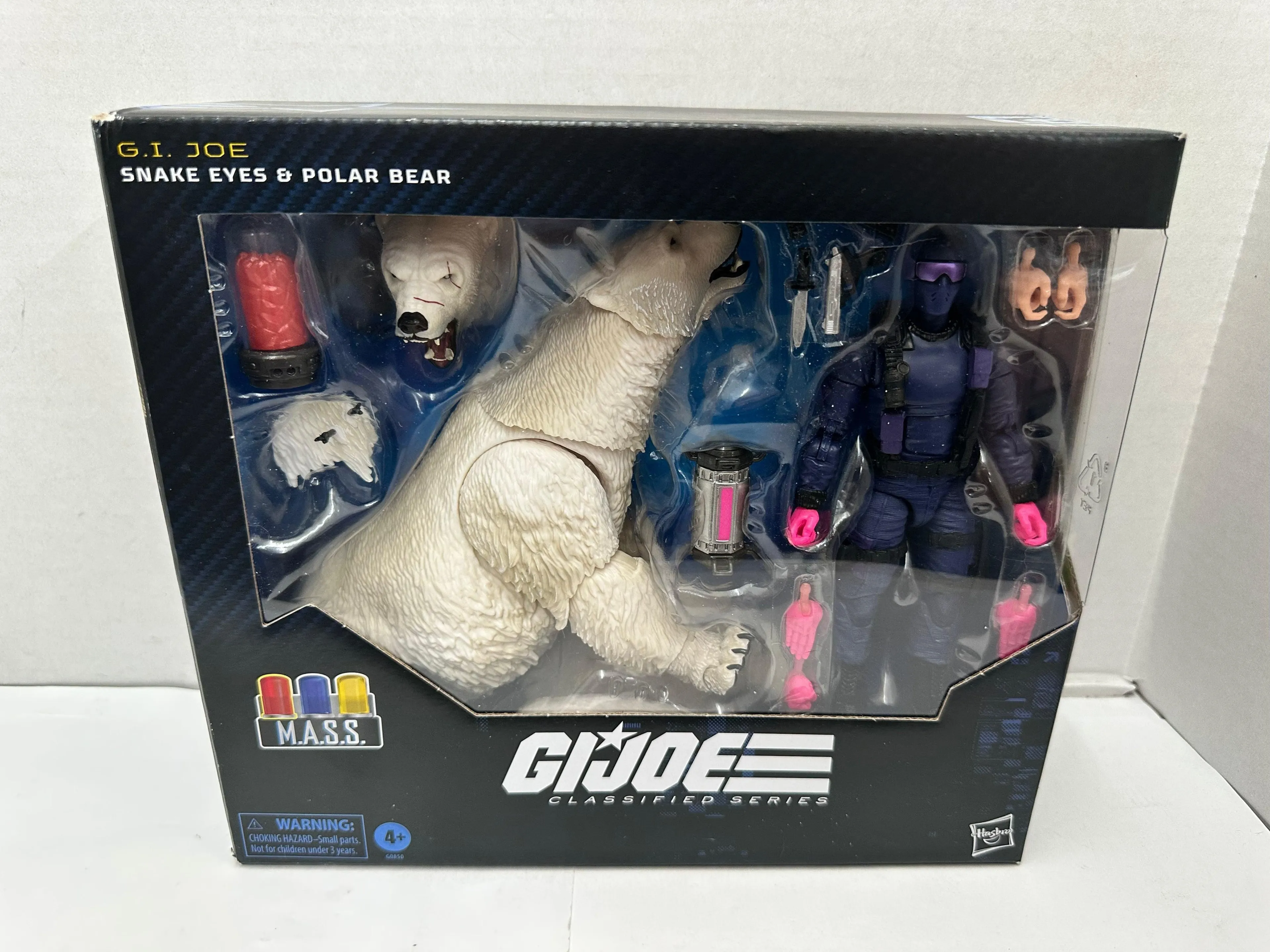 G.I. Joe Classified MASS Device #161 Snake Eyes & Polar Bear Action Figure Set