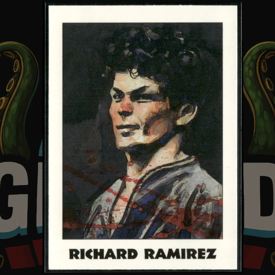 1992 Eclipse True Crime Card 61 Richard Ramirez
