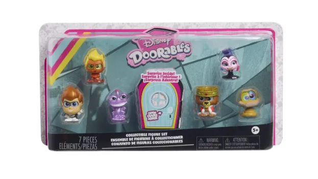 DISNEY Doorables Collectible Figurine- 7 pc Set
