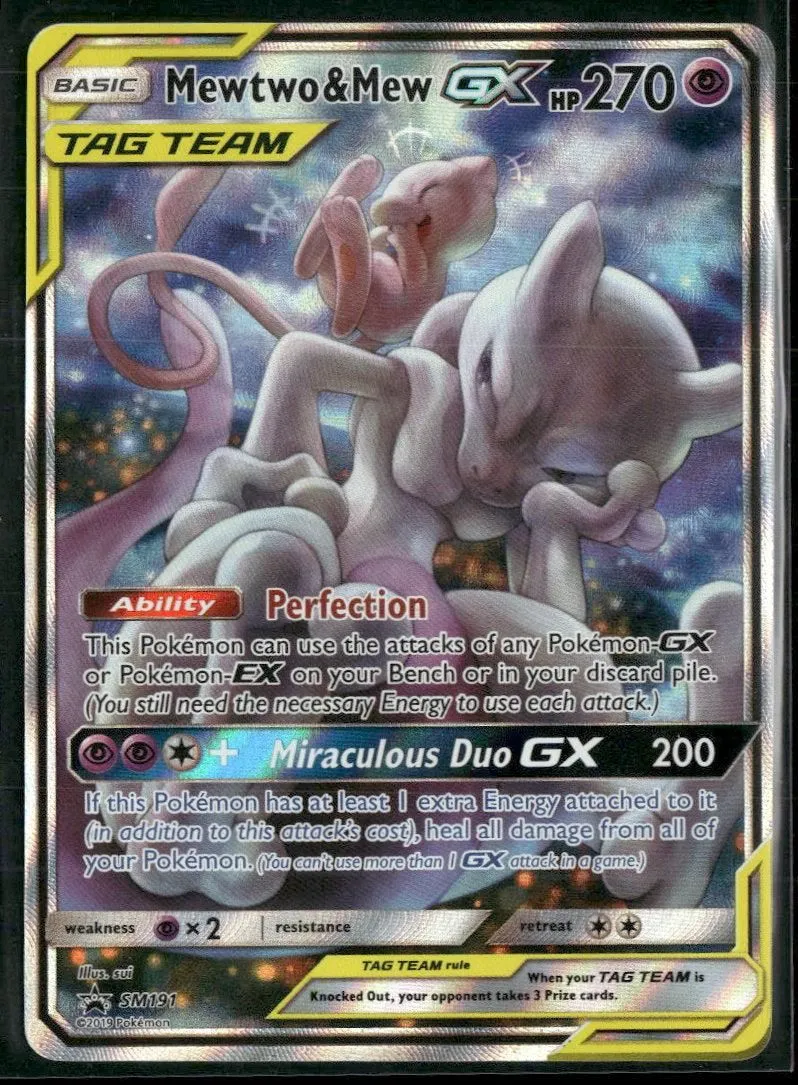 SM Promos Mewtwo & Mew GX #SM191