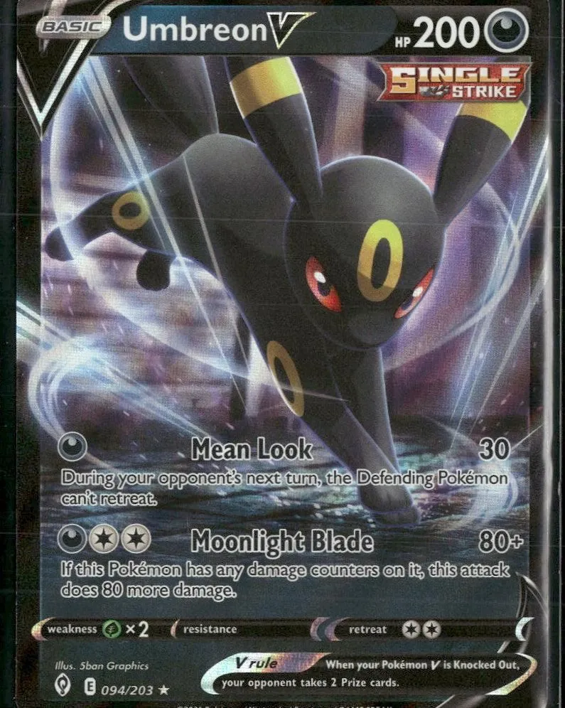 SWSH07: Evolving Skies Umbreon V #094/203