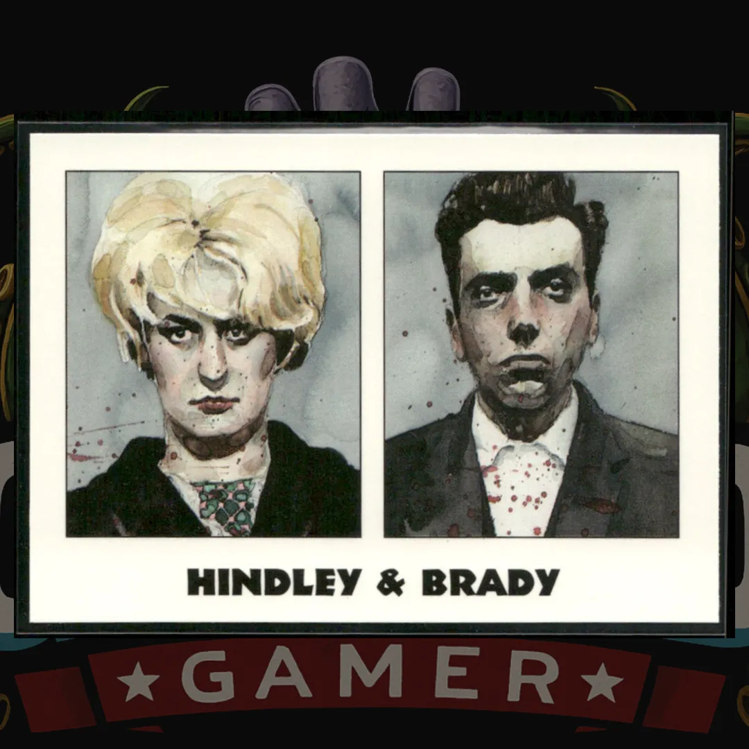 1992 Eclipse True Crime Card 99 Myra Hindley and Ian Brady