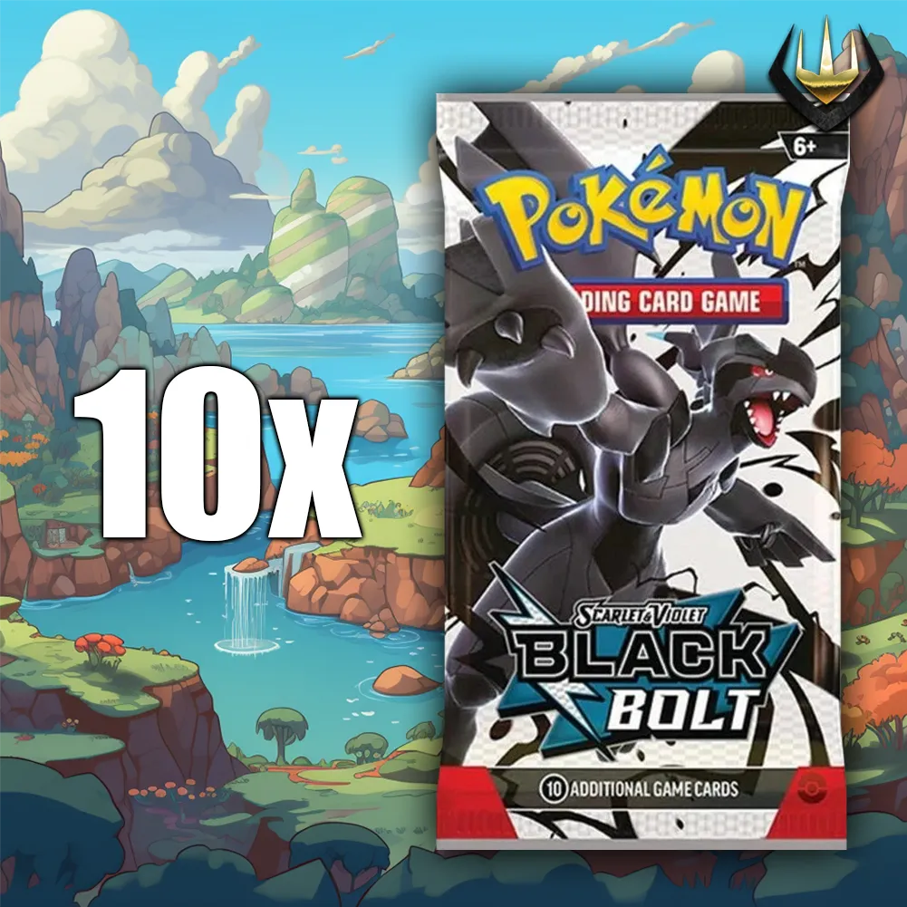 Black Bolt Pokemon Booster Pack x10 [Random Art]