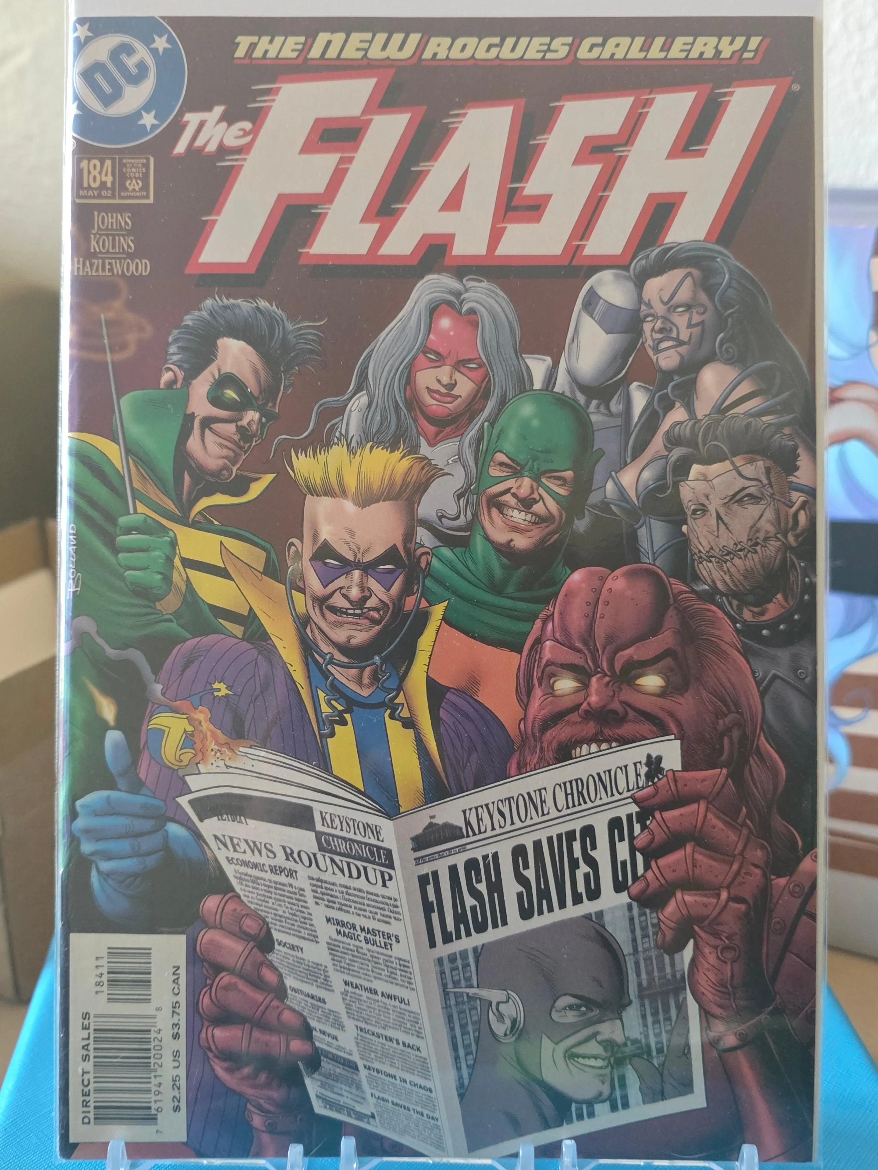 The Flash #184 Brian Bolland Cover Geoff Johns New Rogues Gallery DC 2002 NM