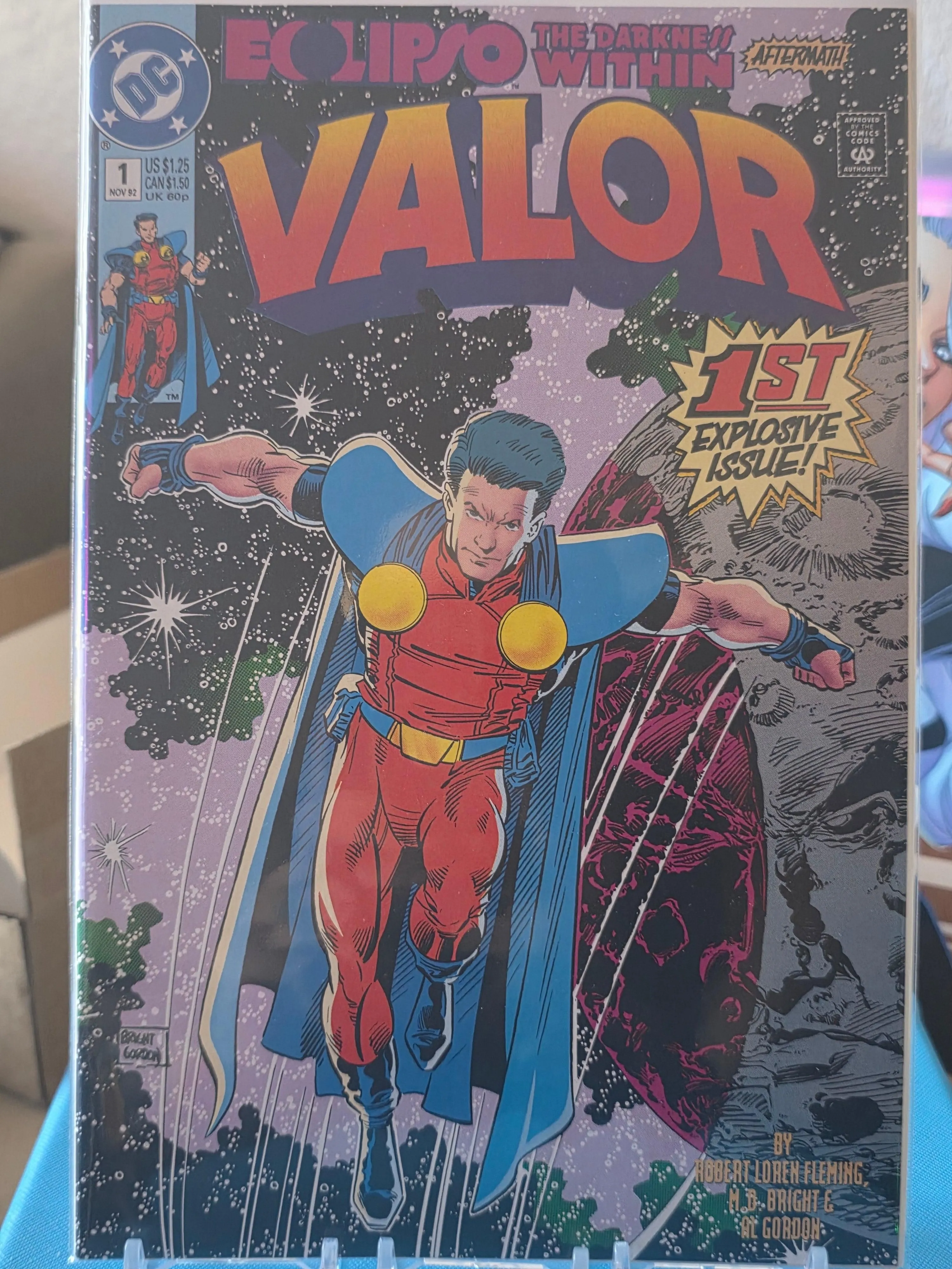 Valor #1 Eclipso The Darkness Within Aftermath MD Bright DC Comics 1992 NM