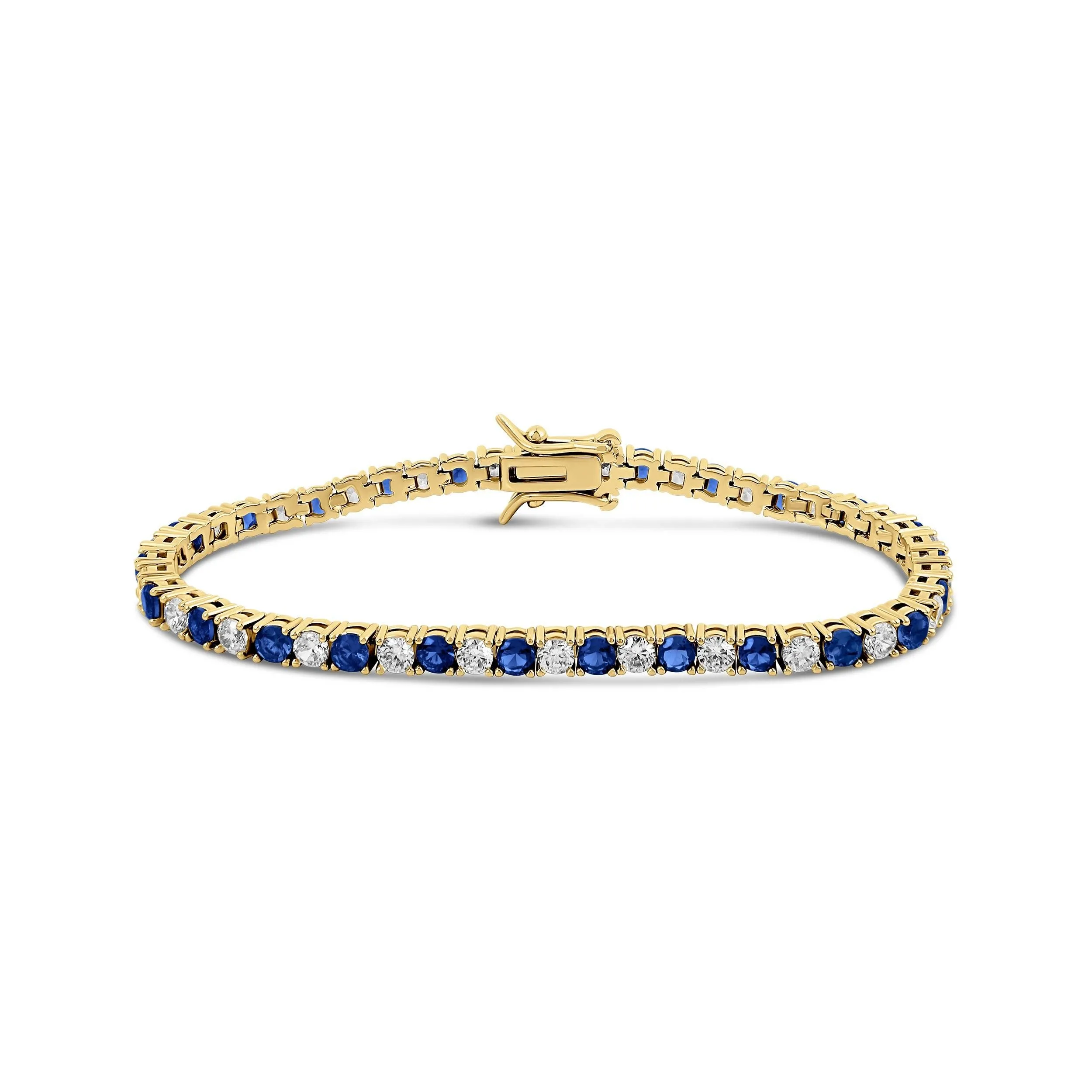Alternating Color Tennis Bracelet