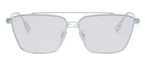Fendi - Fendi Baguette - Rectangular Sunglasses - Silver - Sunglasses - Fendi Eyewear (Preloved)