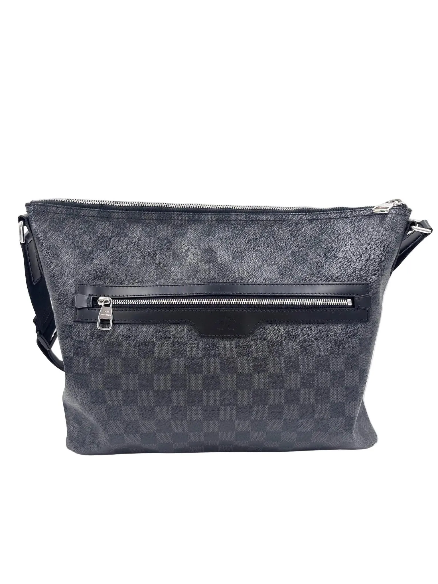 Pre-owned Louis Vuitton Mick Messenger Bag Damier Graphite - Authenticated