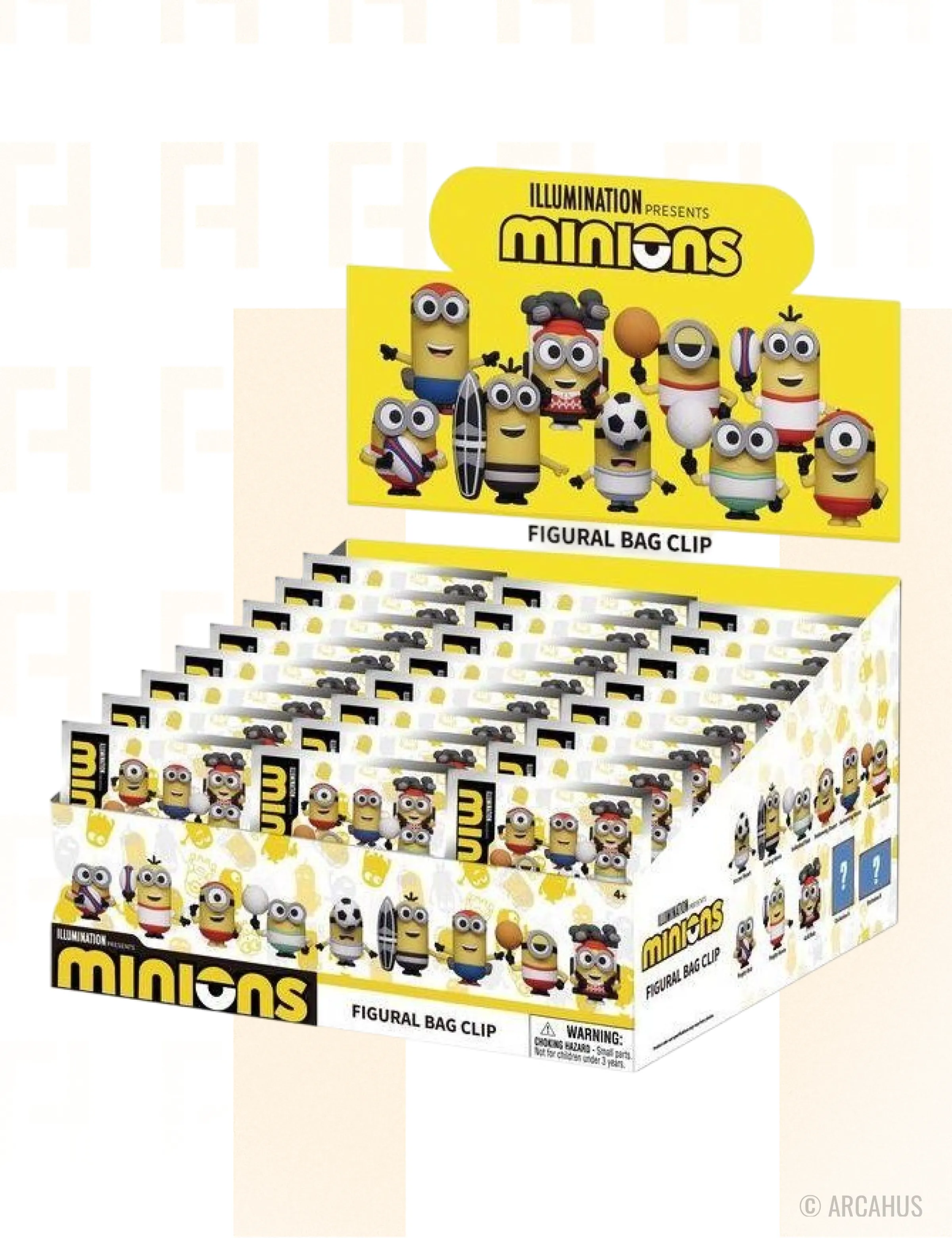 Minions Sports - 3D Figural Bag Clip KPop Minions Series 1