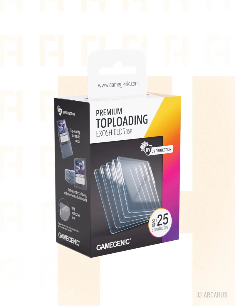 Premium Toploader - 25 Protections Rigides Standard