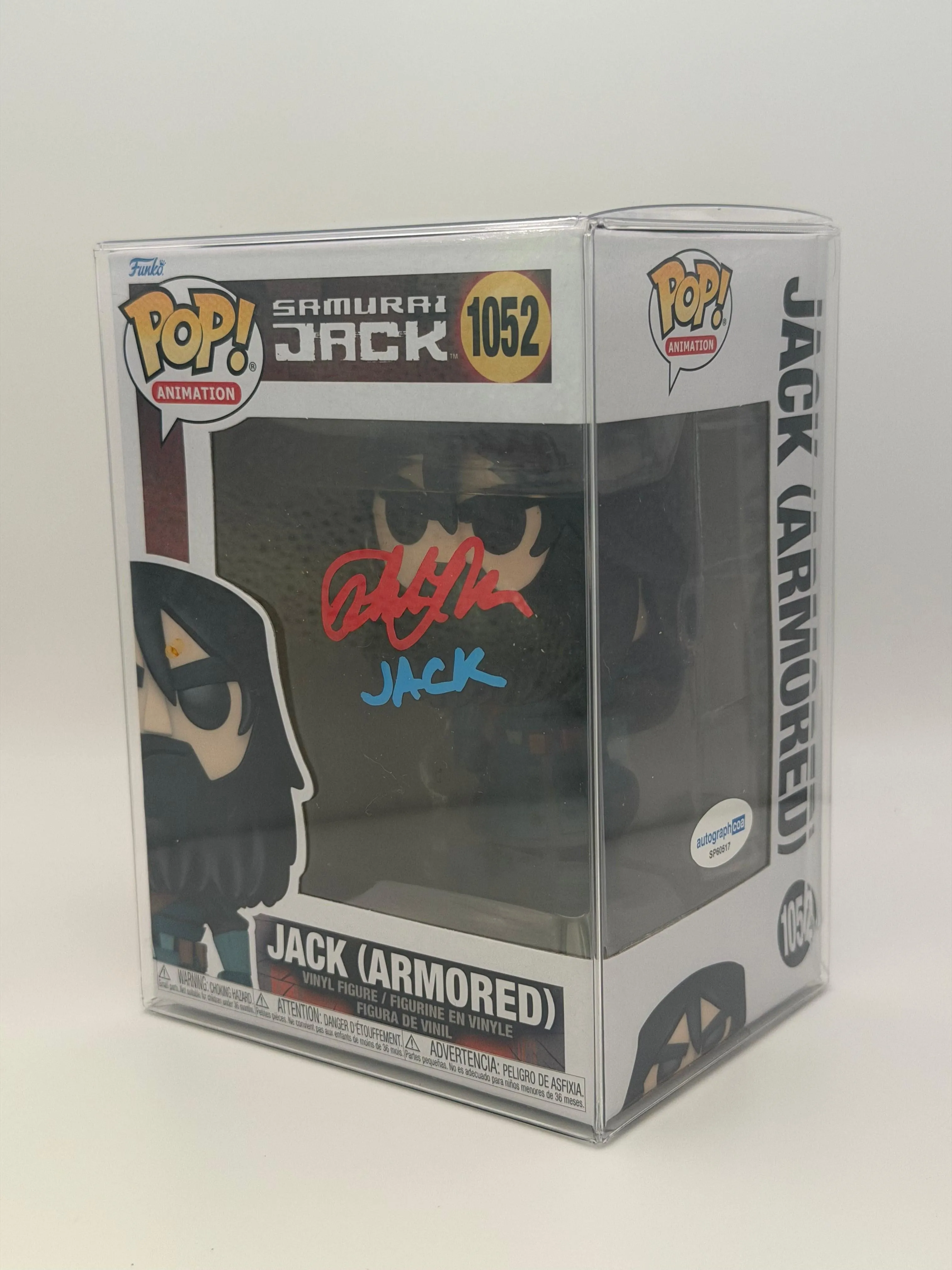 Funko Pop! Animation Samurai Jack Signed Phil LaMarr COA #1052