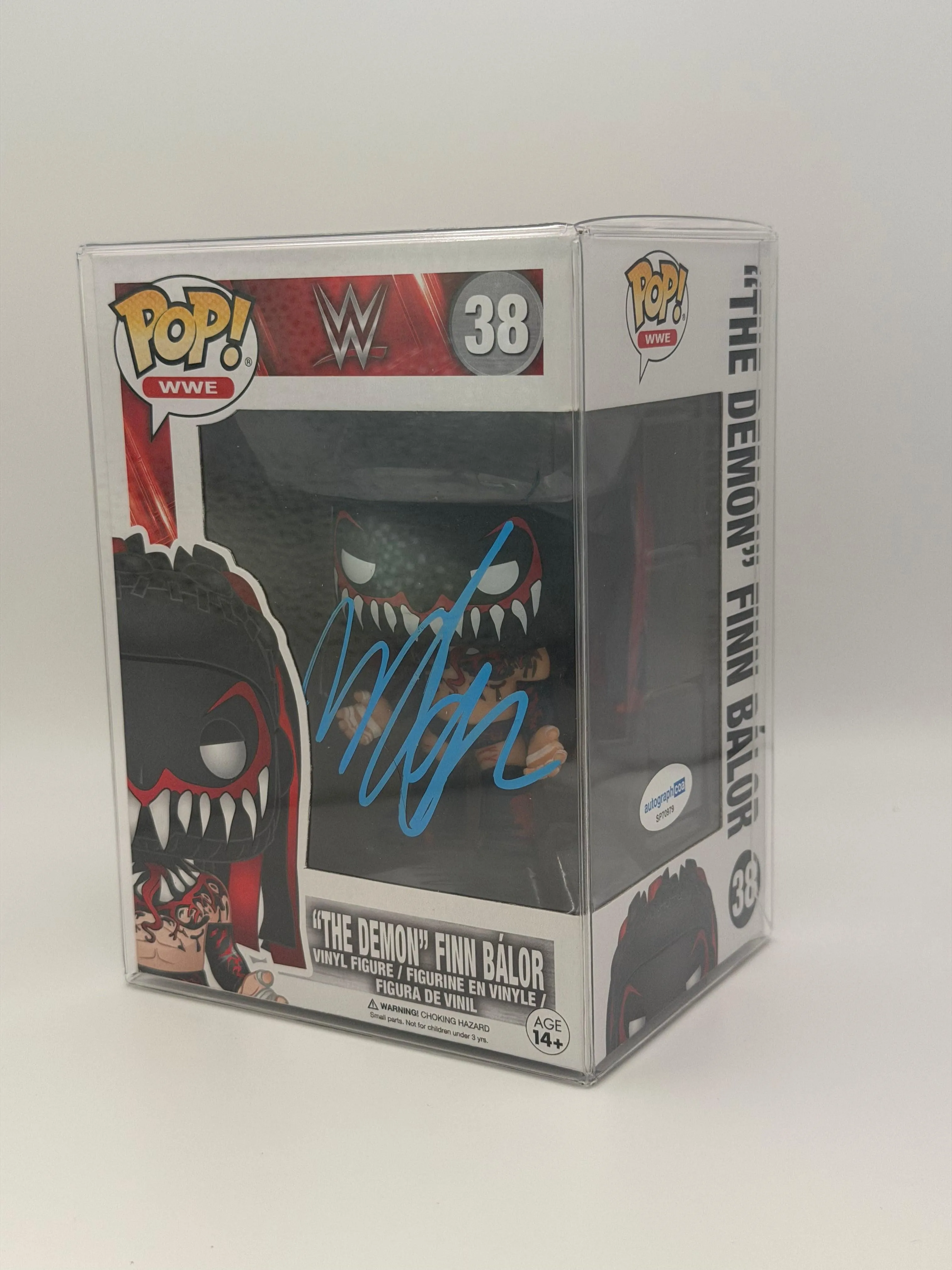 Funko Pop! WWE ‘The Demon’ Finn Balor Signed COA #38