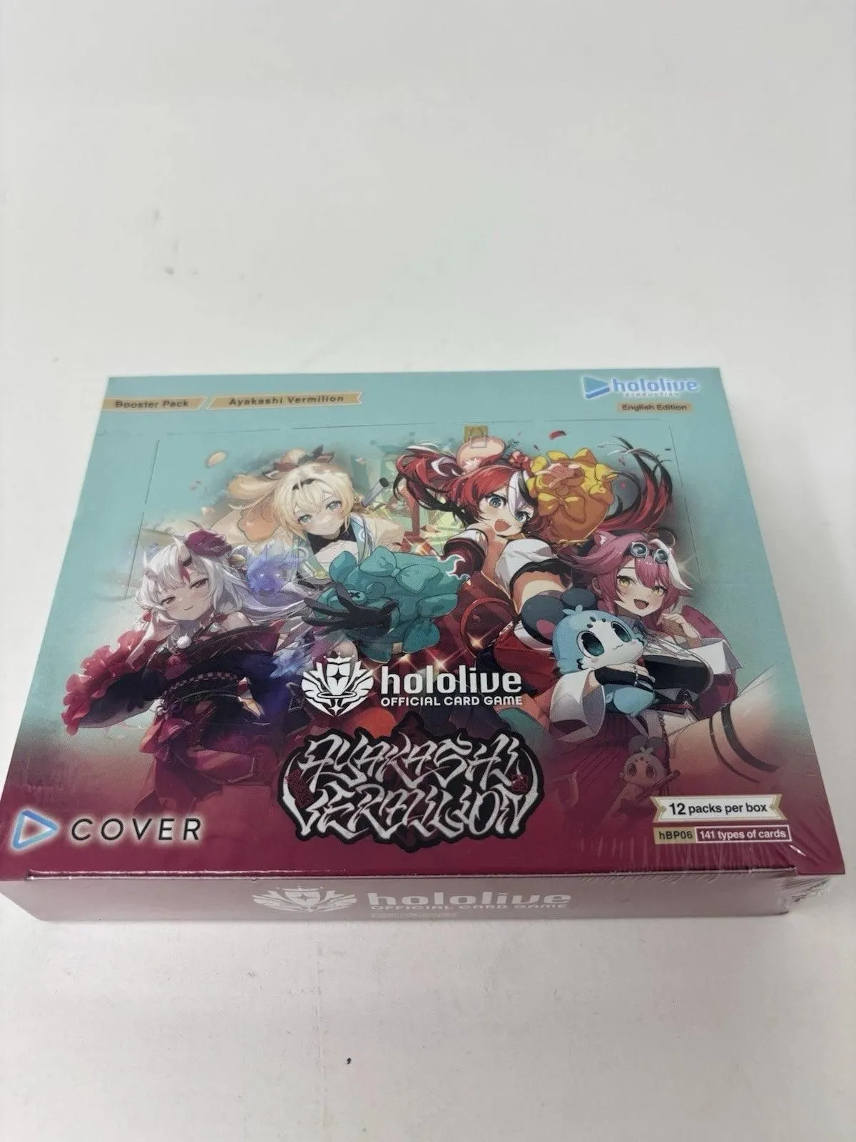 Hololive OCG English Set 06 Ayakashi Vermilion Booster Box Sealed