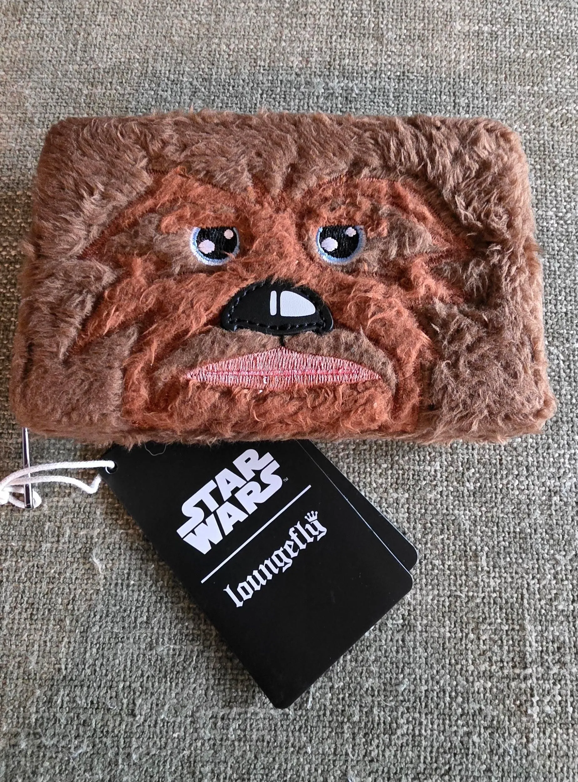 WALLET: Loungefly Star Wars Chewbacca Plush Zip Around Wallet