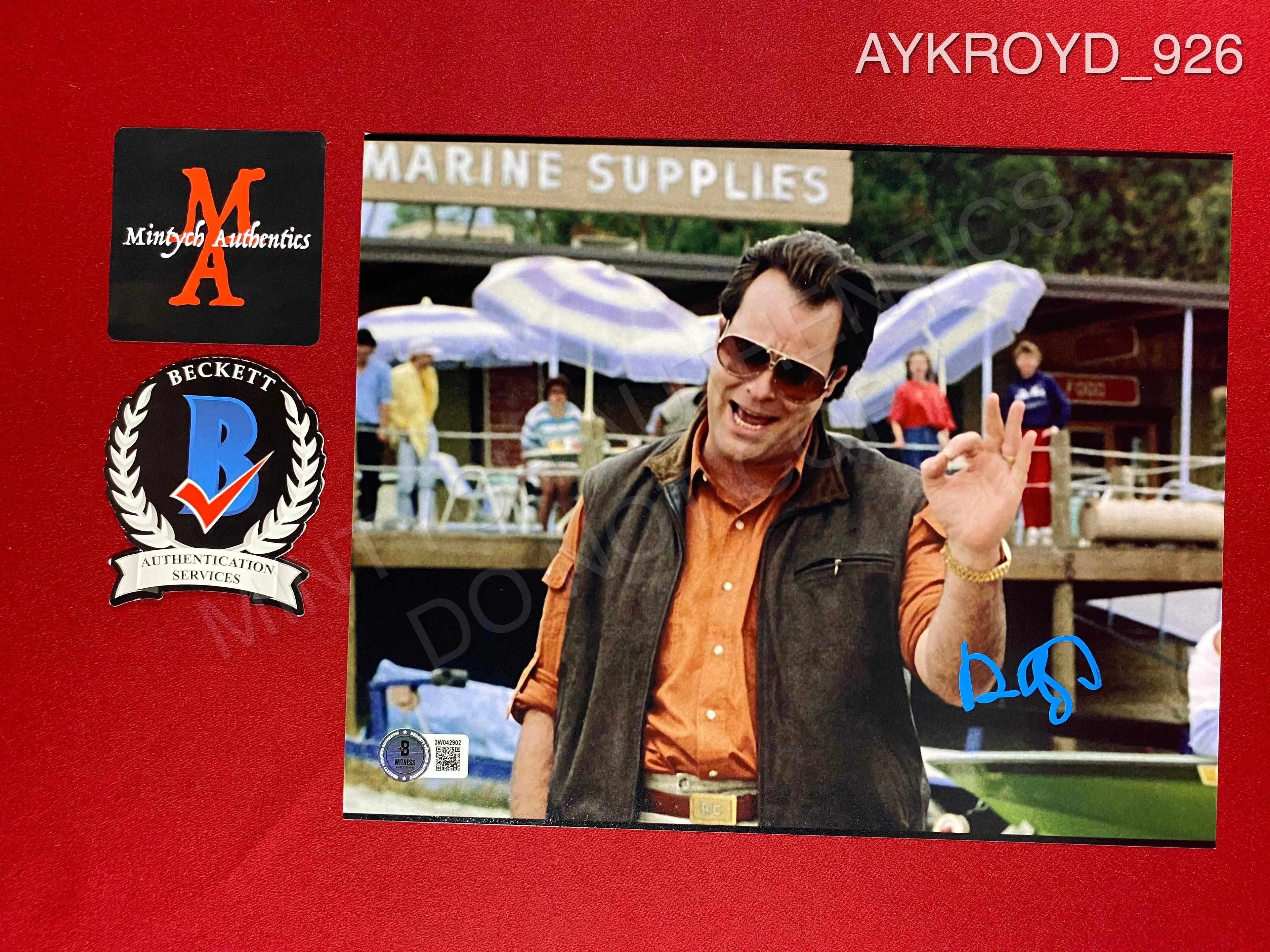 AYKROYD_926 - 8x10 The Great Outdoors Photo Autographed By Dan Aykroyd
