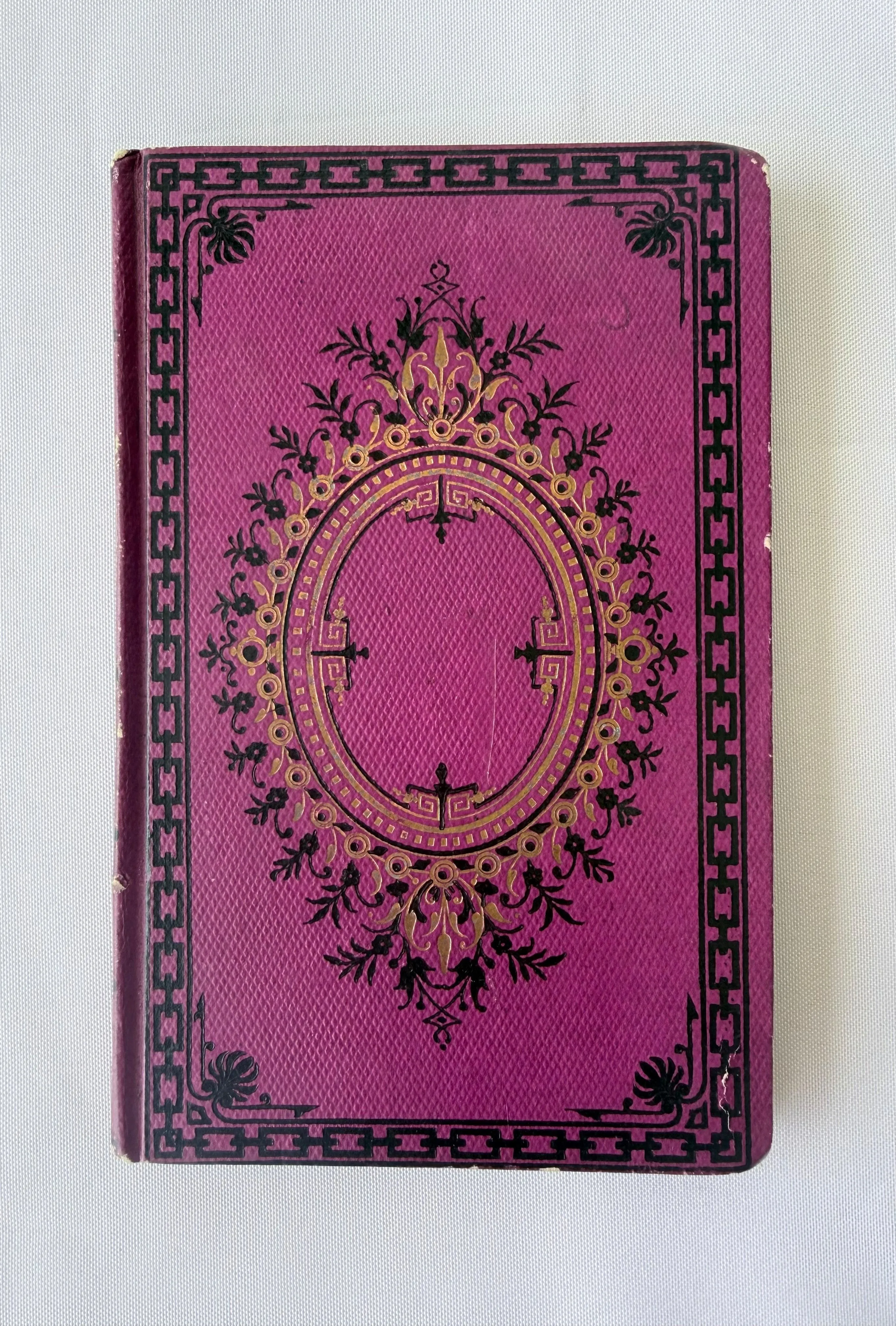 Purple French Cartonnage Book, Les Petits Savants