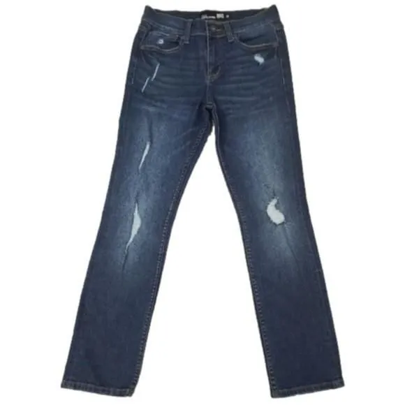 Product image for RSQ Tokyo Super Skinny Dark Wash Women's Distressed Denim Jeans Size 6