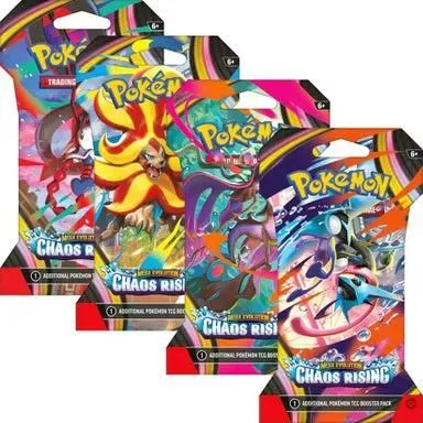 Pokemon ME4 Mega Evolution Chaos Rising Sleeved Booster Pack