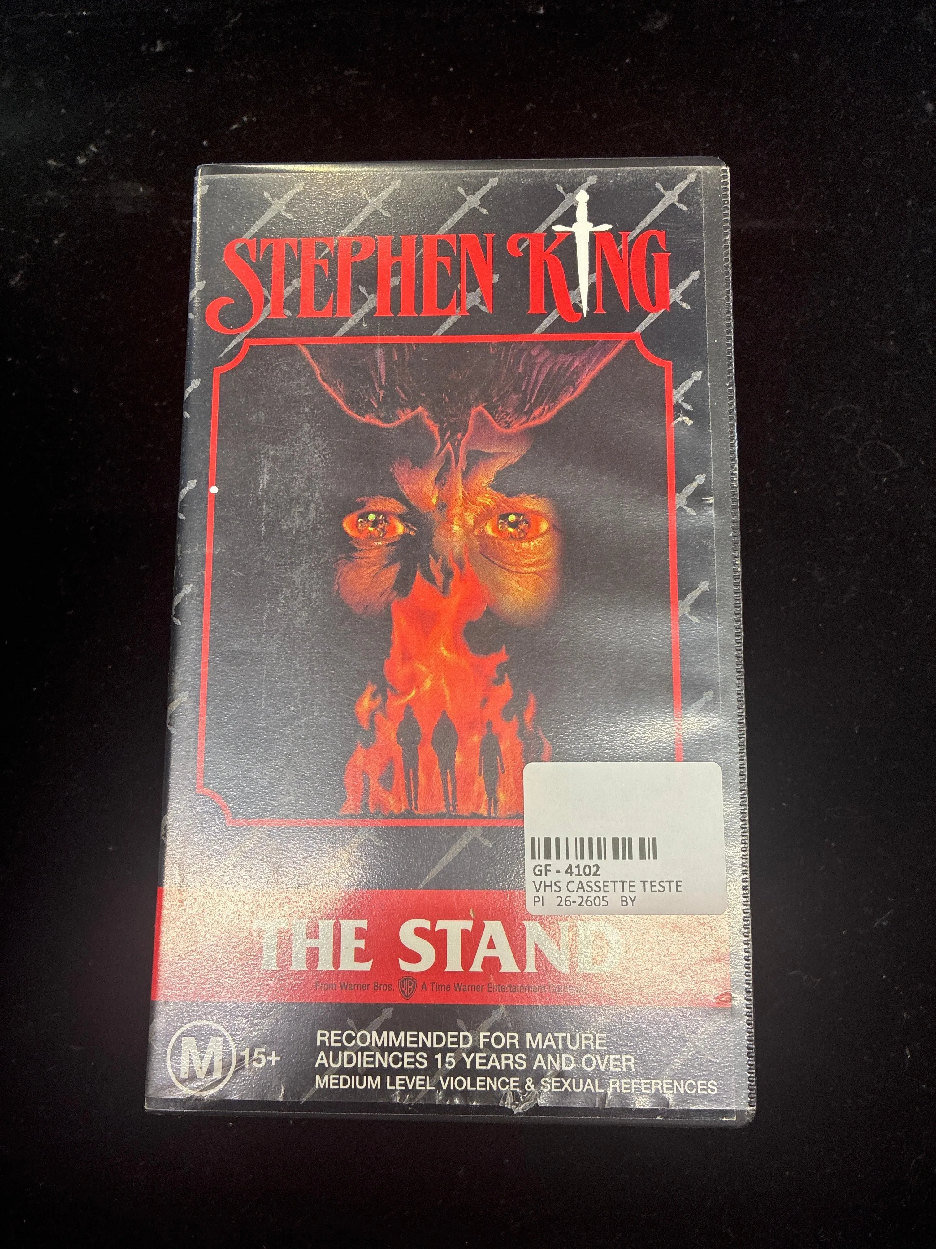#PO14  Stephen King’s *The Stand* – 1995 Time-Life/Warner Home Video VHS (New/Sealed)