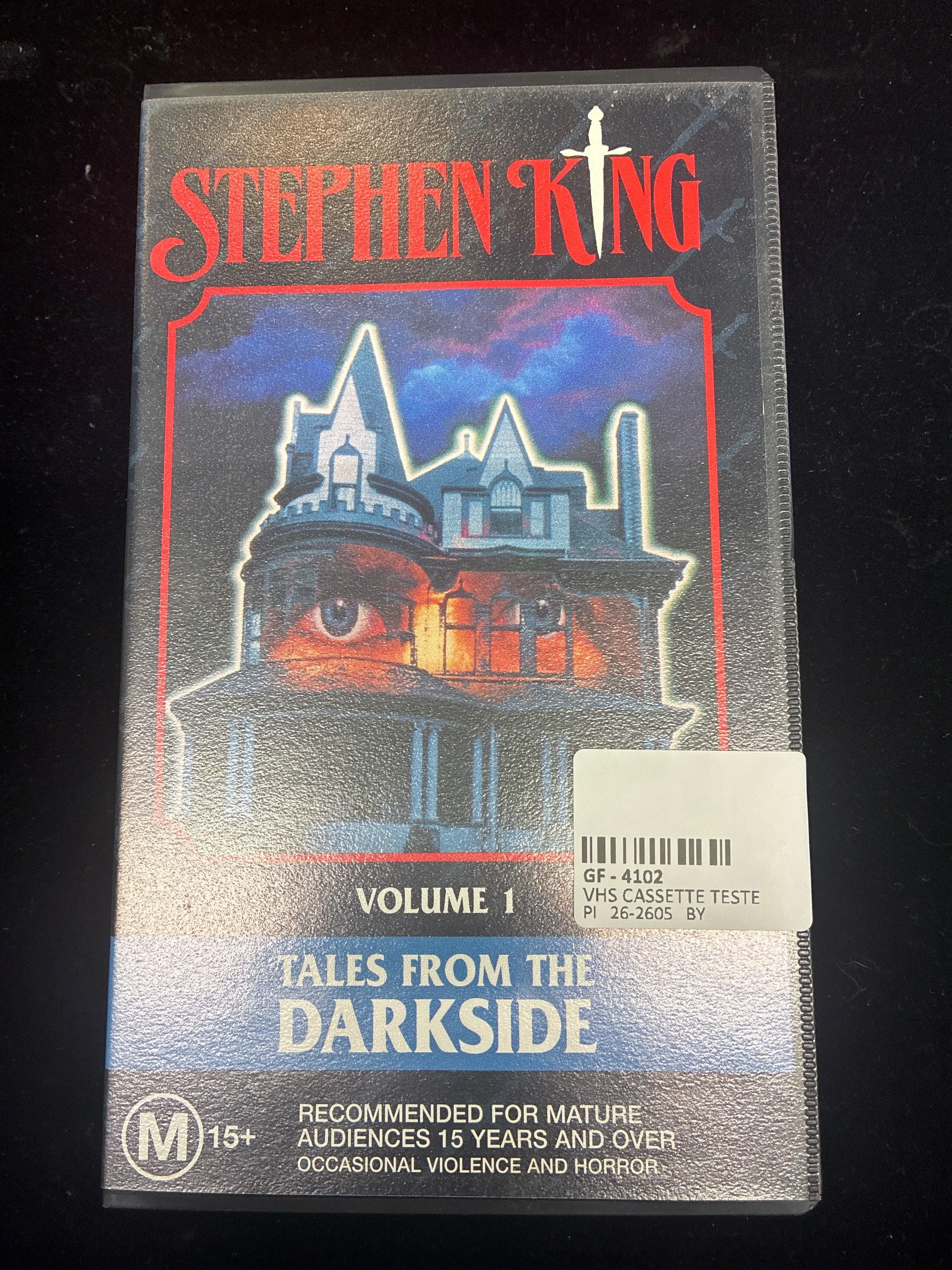 #PO14  Stephen King – Tales From the Darkside Volume 1 VHS (M15+) Vintage Horror Collectible