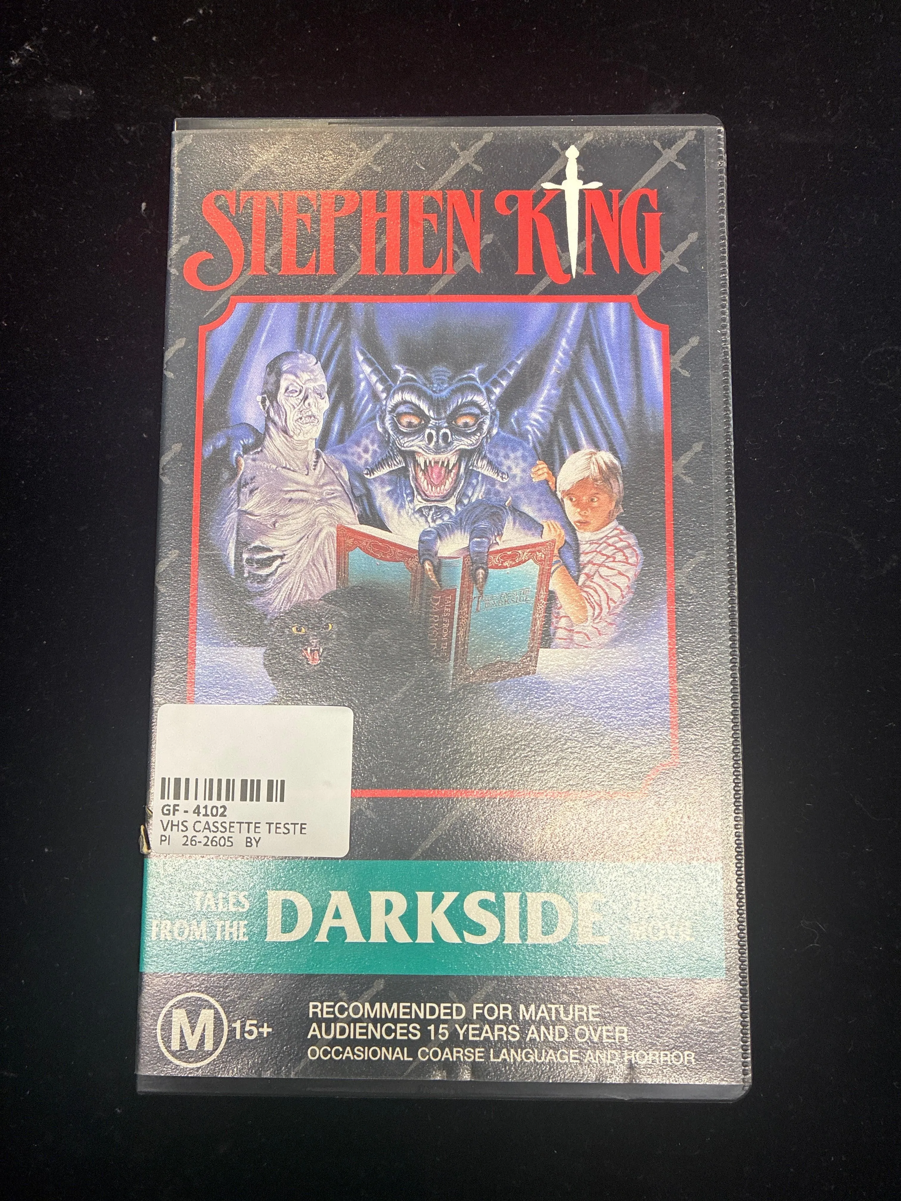 #PO14  Stephen King *Tales From the Darkside: The Movie* VHS – Vintage Horror M15+ Australia Edition