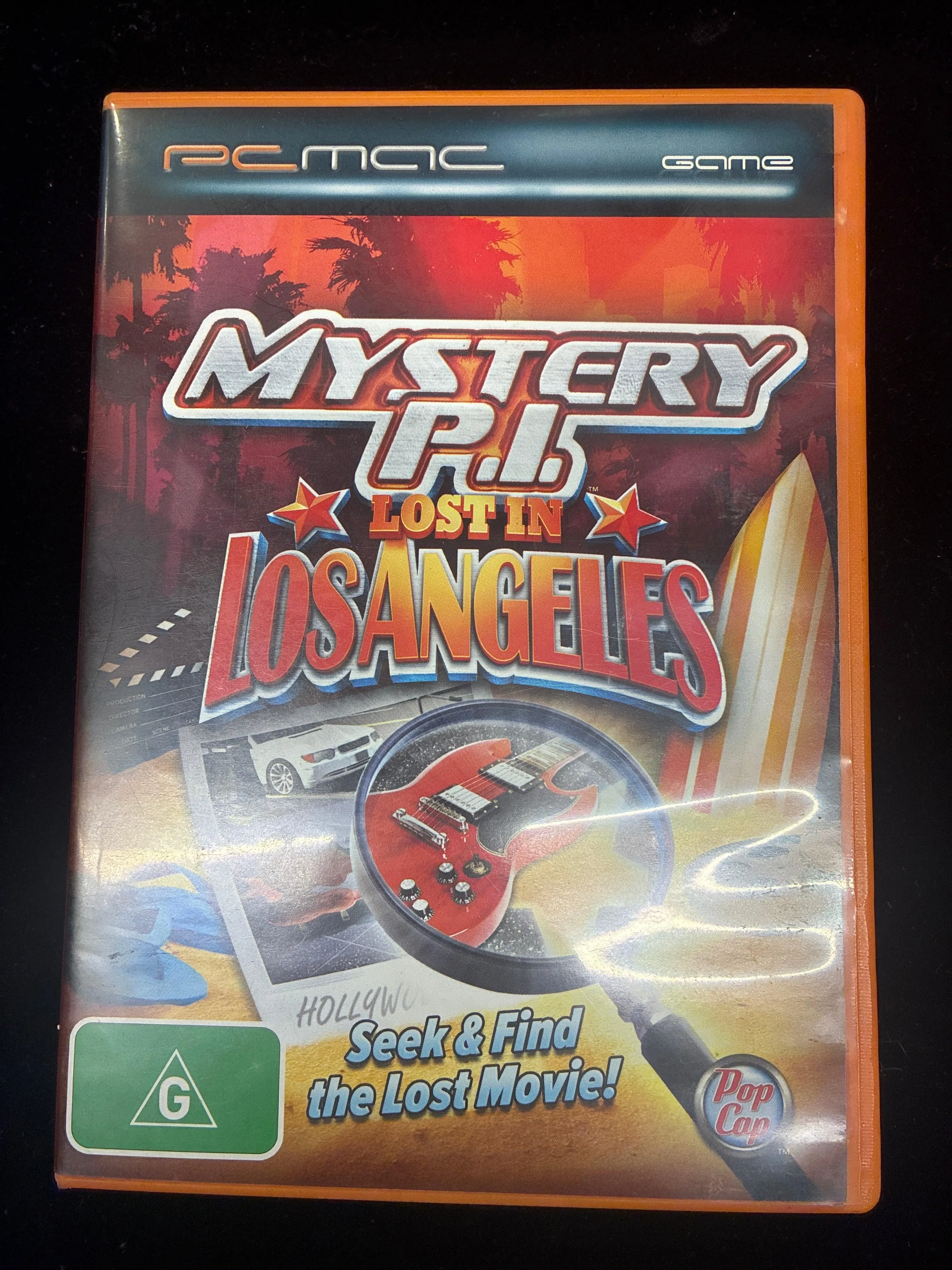 #PO14  Mystery P.I.: Lost in Los Angeles PC/Mac Game – PopCap Seek & Find Adventure (G Rated)