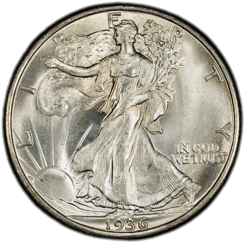 HALF DOLLARS WALKING LIBERTY Image 1