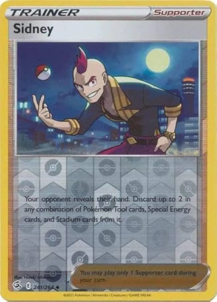 Sword and Shield Fusion Strike Reverse Holo 241 Sidney