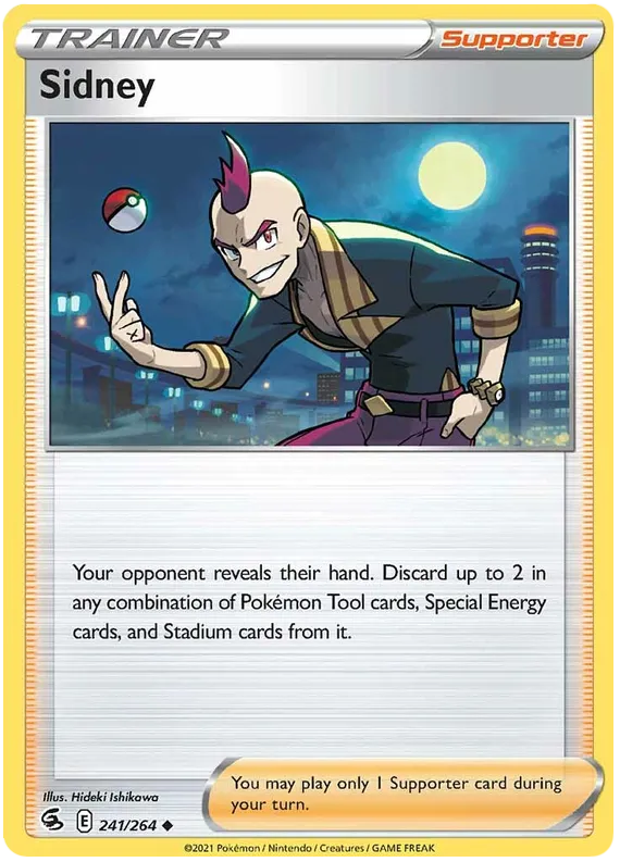 Sword and Shield Fusion Strike 241  Sidney