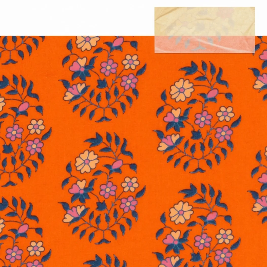 Shalin Orange Cotton Coupon