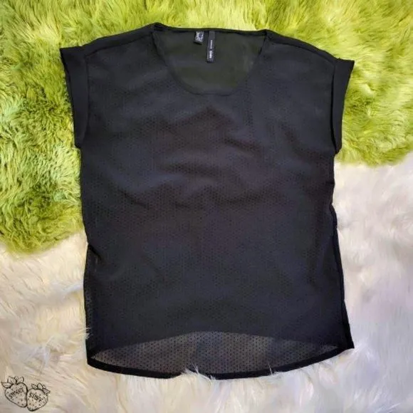 Product image for Black Sheer Blouse ~