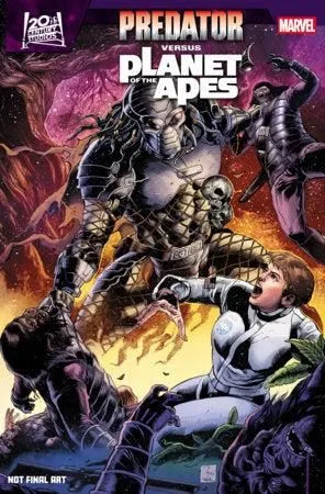 PREDATOR VS. THE PLANET OF THE APES #1 CARLOS MAGNO VARIANT[1:25]
