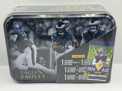2024 Panini Football Collector's Tin - Factory Sealed - Saquon Barkely
