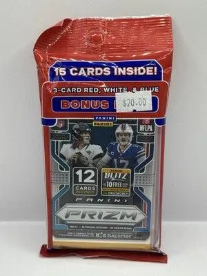 2021 Panini Prizm Football Red White & Blue Bonus Pack - Sealed