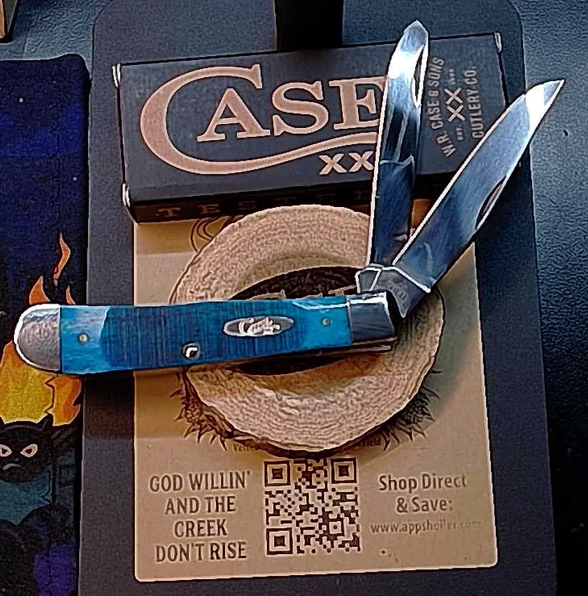 W.R. Case & Sons  25592 Caribbean Blue Bone Trapper