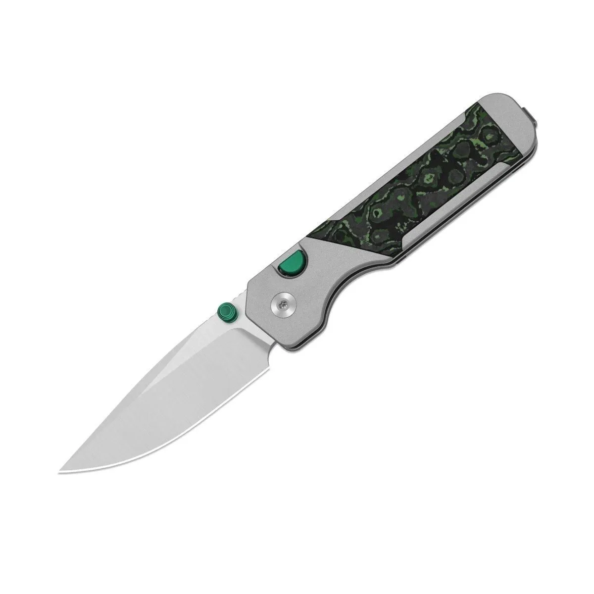 Kizer Militaw 315 Ki3634.31BDA2 Folding Knife – M390 & FatCarbon Jungle Wear