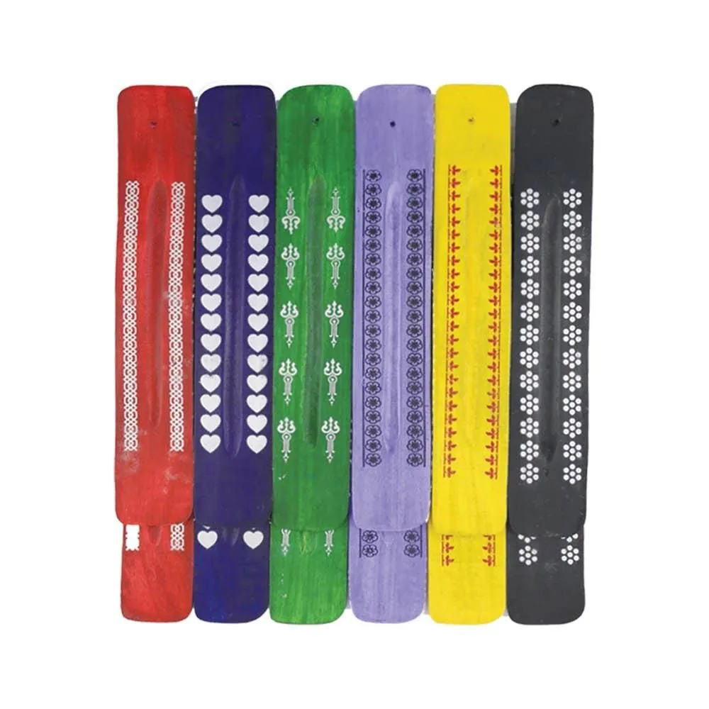 Wooden Incense Ash Catcher - Assorted Colors