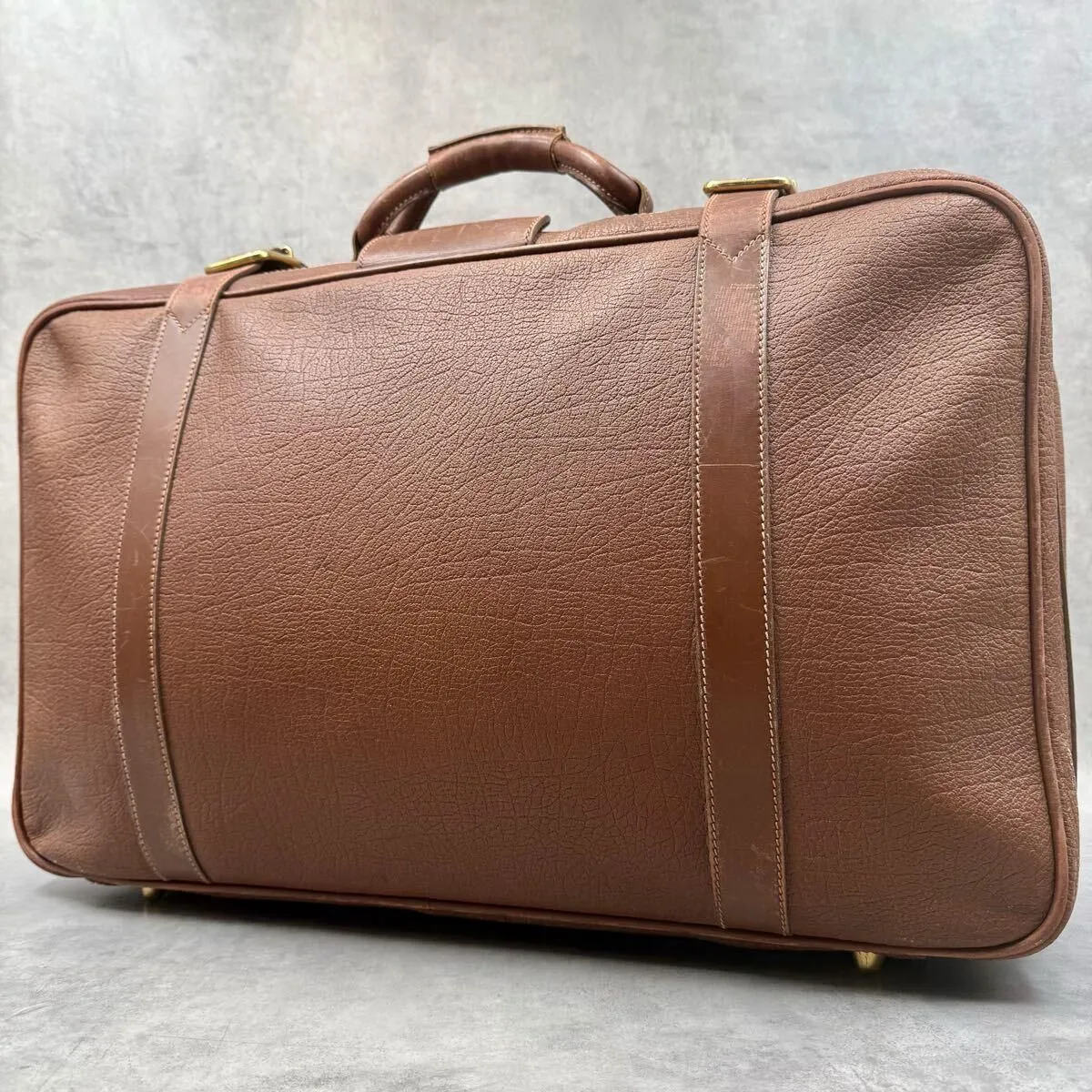 Gucci Luggage Bag | Vintage GG Canvas & Leather | Brown | Unisex