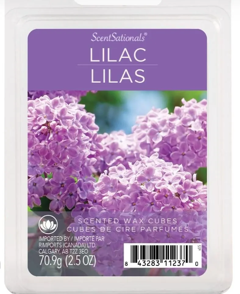 ScentSationals Lilac- lilas- scented wax cubes