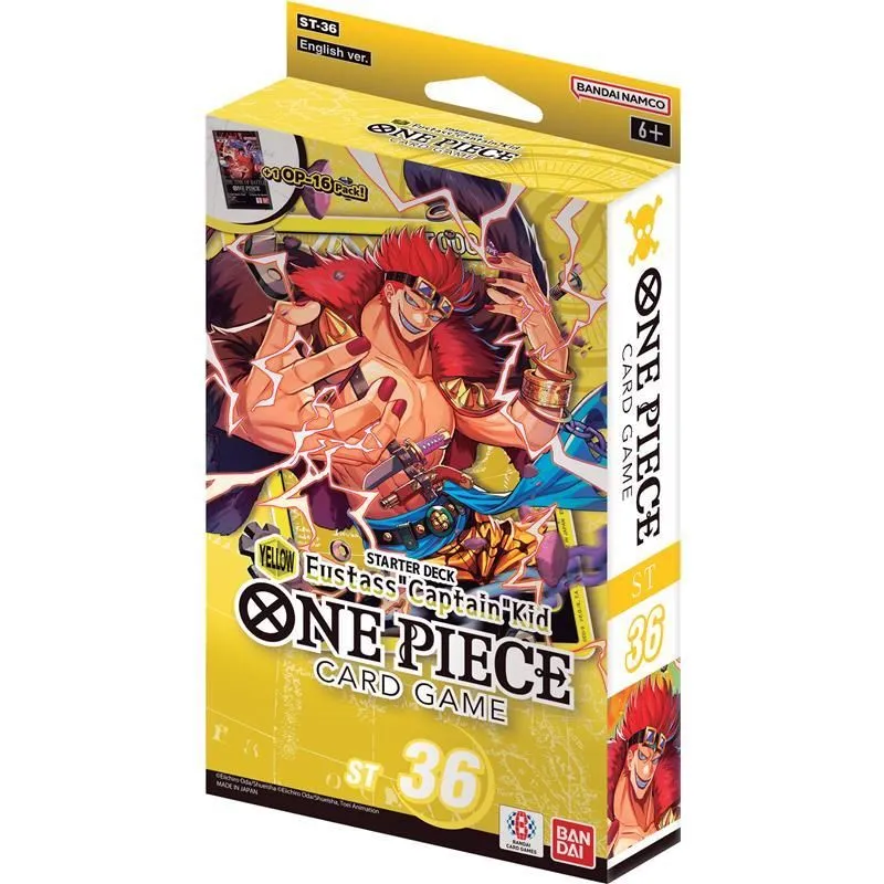 One Piece Card Game: Starter Deck - Yellow Eustass "Captain" Kid - [ST-36]