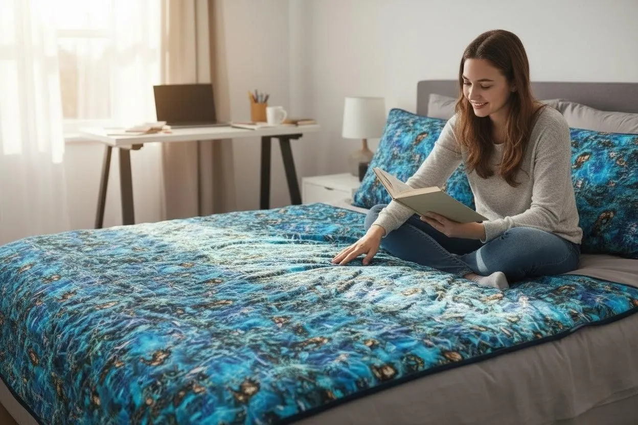 Aqua Man Bamboo Plush Blanket (CHOOSE SIZE)