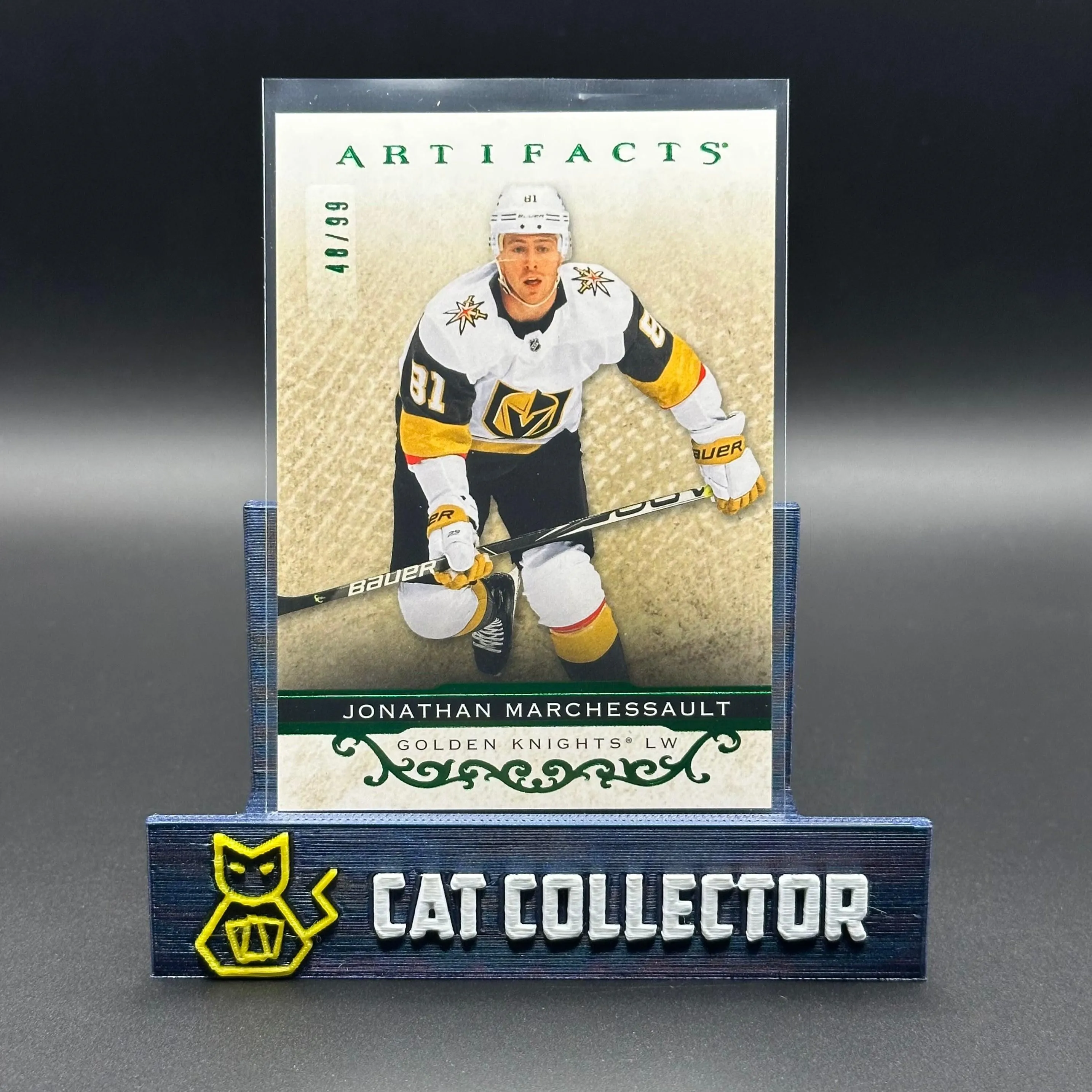 2021-22 UD Artifacts JONATHAN MARCHESSAULT #14 Emerald /99